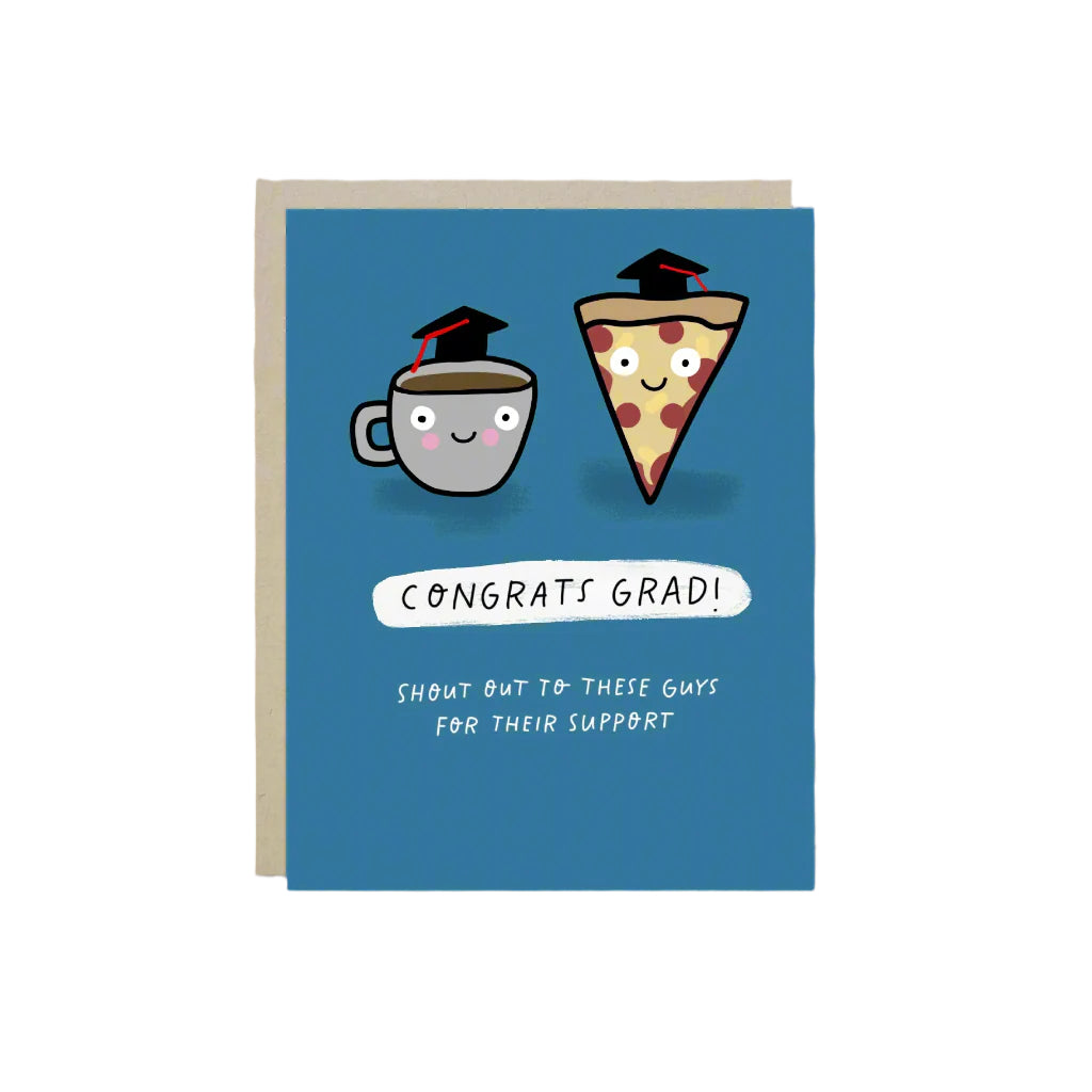 Coffee And Pizza Graduation Card Coffee And Pizza Graduation Card
