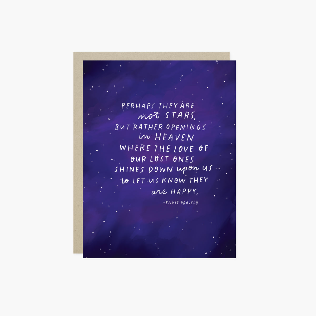 Inuit Proverb Sympathy Card – Barone & Co.