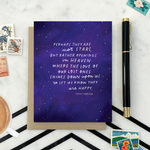 Sympathy greeting card with an Inuit proverb