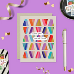Mothers day greeting card with text 'thank you for all you do'