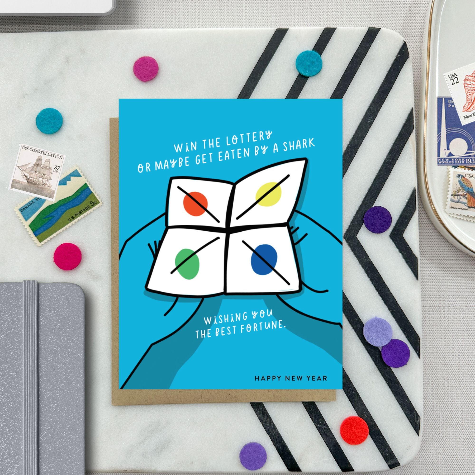 Paper Fortune Greeting Card