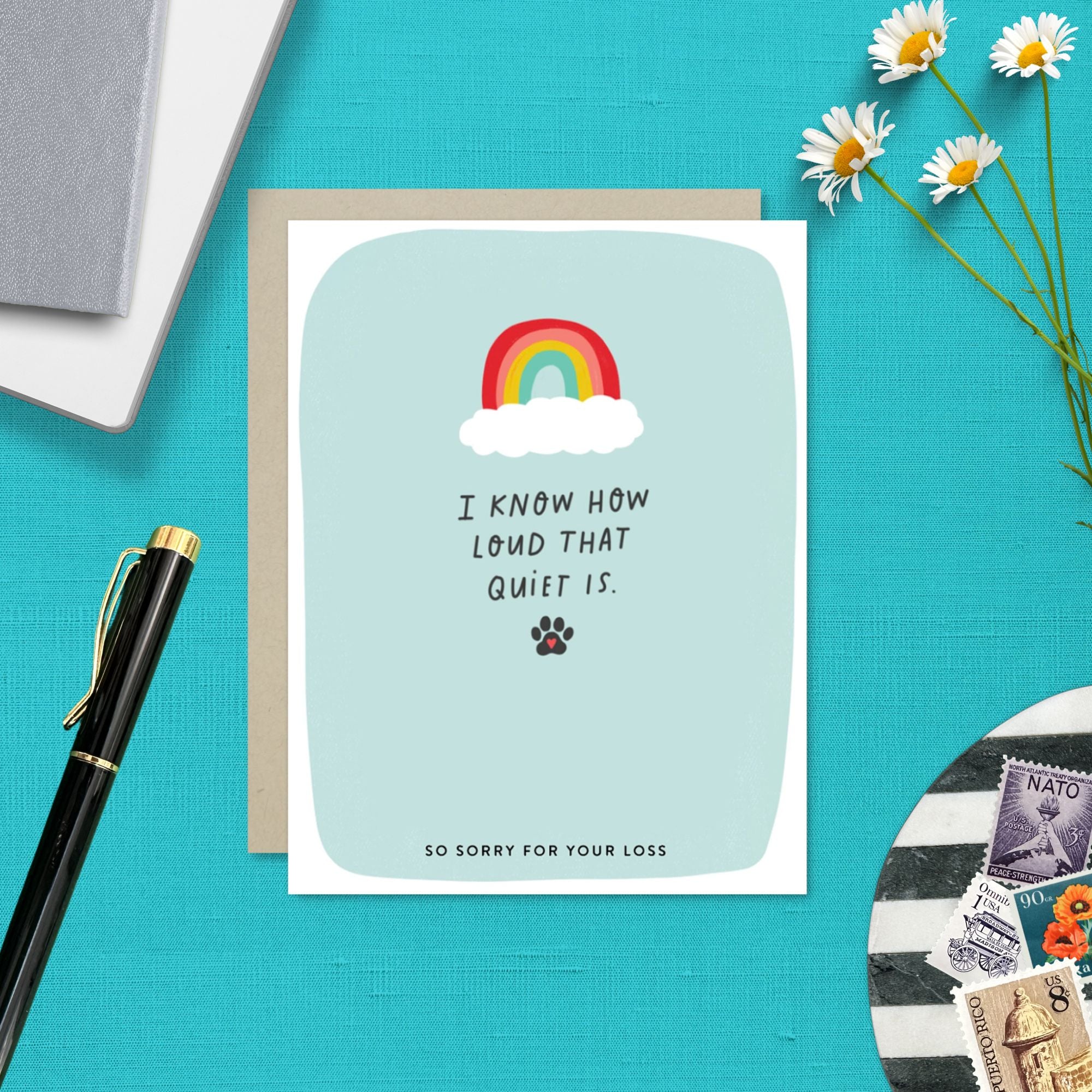 Loud Quiet Greeting Card