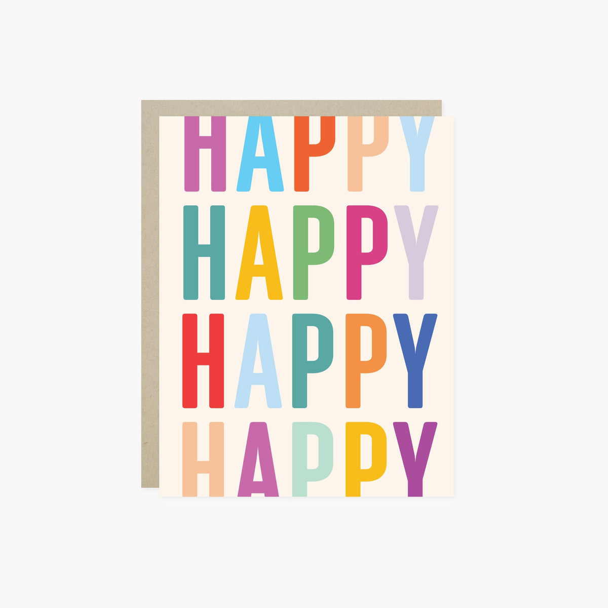 Happy Stacked Birthday Card – Barone & Co.